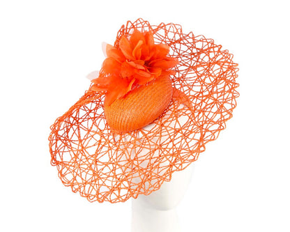 Exclusive orange fascinator by Cupids Millinery-0